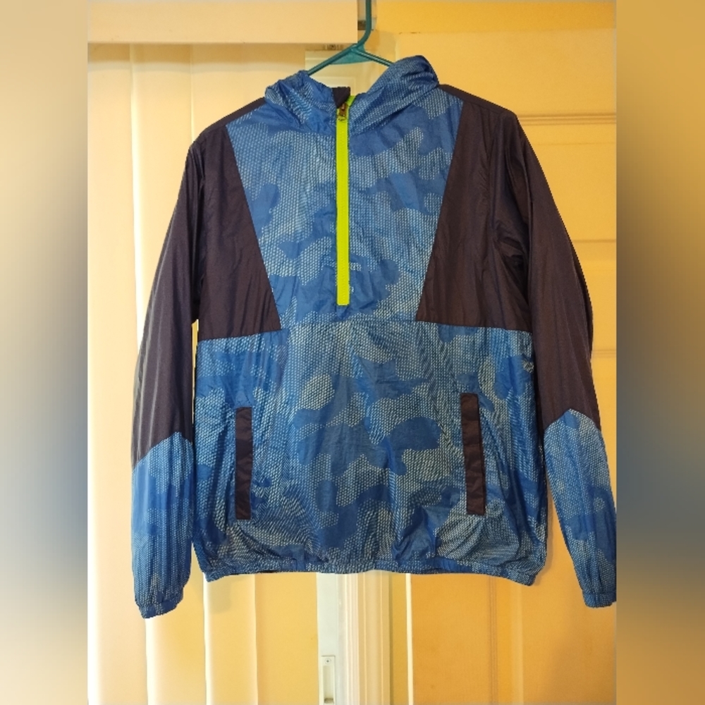 Boys Lands End Lightweight Jacket Super Soft Buttery Material Size Large